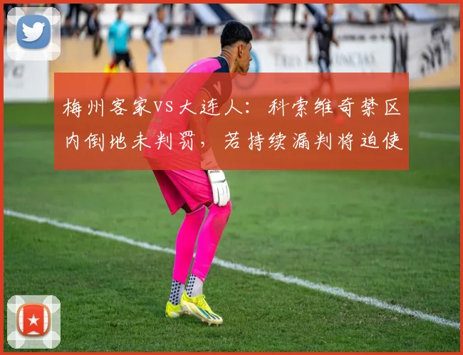 梅州客家vs大连人:科索维奇禁区内倒地未判罚,若持续漏判将迫使球队改变战术风格